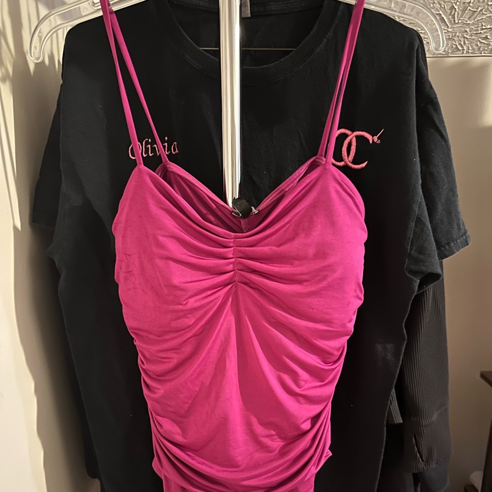 Express magenta bodysuit L